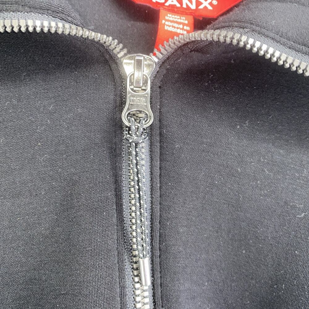 Spanx AirEssentials Black Half-Zip Pullover Athleisure Size XL - Picture 3 of 10